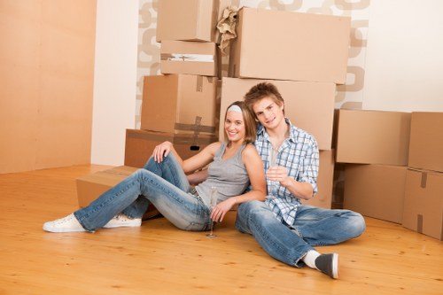 Bulky household furniture ready for collection in Lambeth