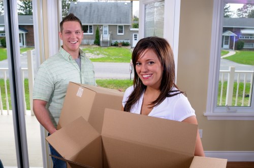 Local removals team preparing a move in Lambeth