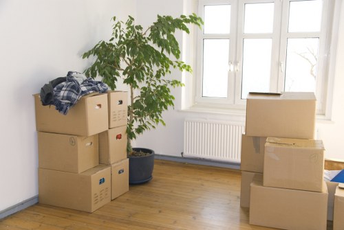 Local moving truck prepared for a property move in South London