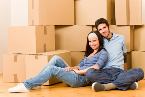 Careful packing and loading for a flat move in Lambeth