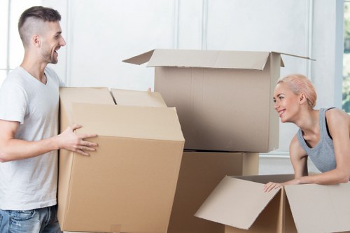 Domestic house move using a removal truck in Lambeth