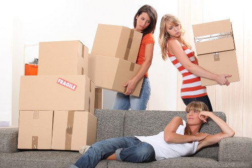 Office furniture removal service for a business property in Lambeth